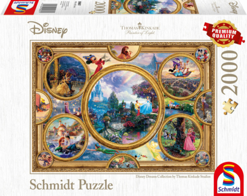 Schmidt legpuzzel Disney Dreams Collection goud 2000 stukjes