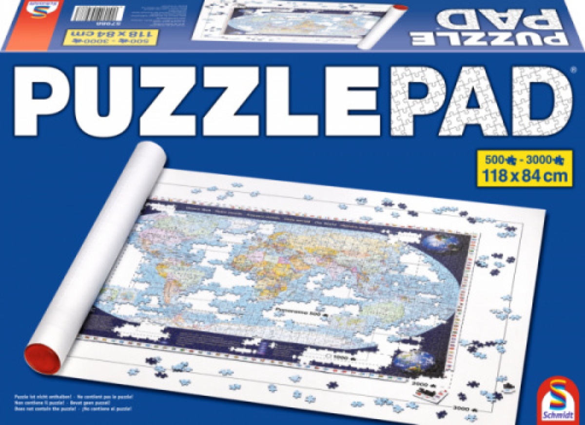 Schmidt puzzelmat 118 x 84 cm karton wit