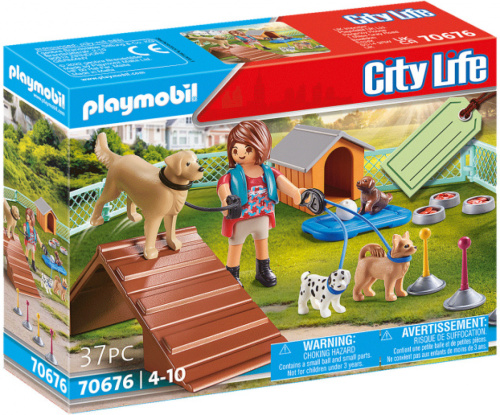 PLAYMOBIL City Life Hondentrainster cadeauset (70676)