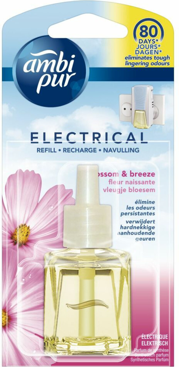 Ambi Pur Elektrische Geurverspreiders 1 compartiment Navulling Blossom&Breeze