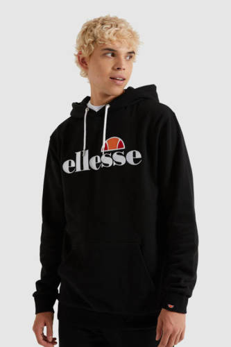 Ellesse hoodie Ferrer oh met logo zwart