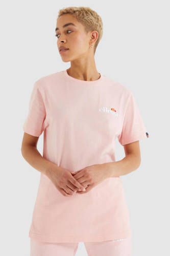 Ellesse T-shirt Kittin met logo lichtroze