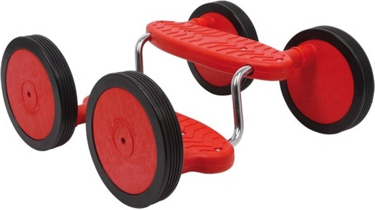 Small Foot Rotini Rode Kar 38 X 34 X 16 Cm