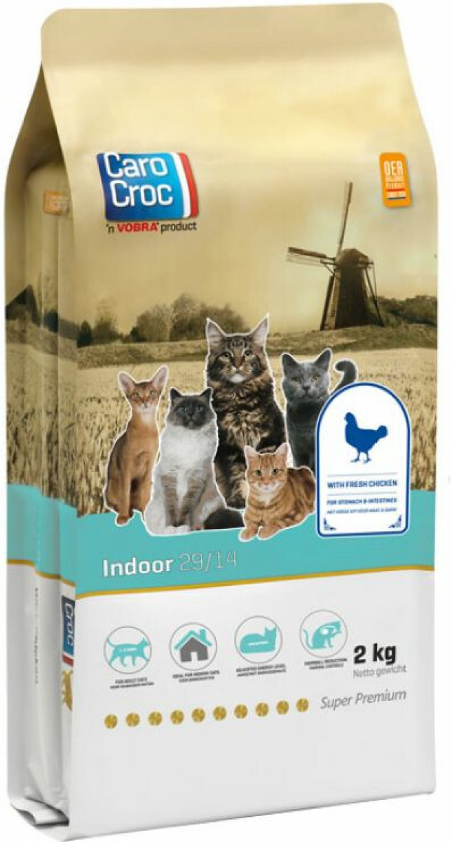 CaroCroc Indoor 29/14 Kattenvoer 2 kg