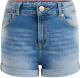 WE Fashion Blue Ridge skinny jeans short mid blue