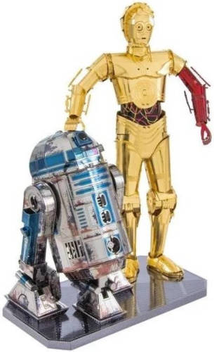 Metal Earth Star Wars R2d2 En C-3po 3d Modelbouwset 12,3 Cm