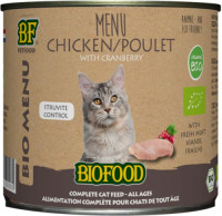 Biofood Organic Kip Menu 200 gr