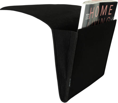 QUVIO Organizer Voor Bed Of Bank Vilt - Zwart