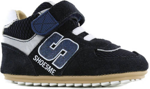 Shoesme BP22S001-C suède sneakers donkerblauw