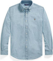 Polo ralph lauren regular fit denim overhemd light denim