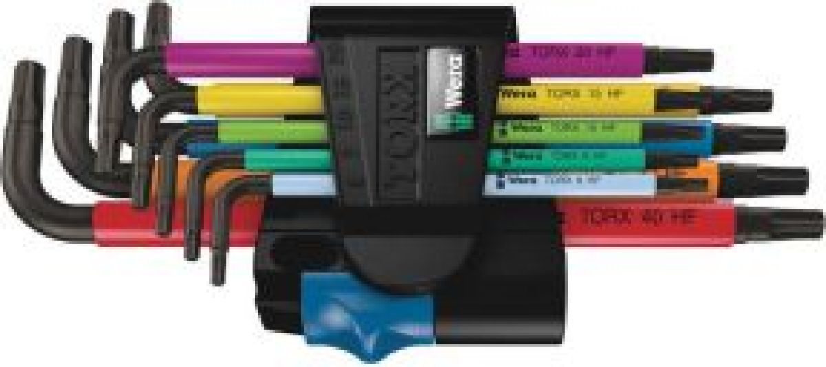Wera 967/9 TX Multicolour HF 1 Winkelschl.satz m. Haltefunkti