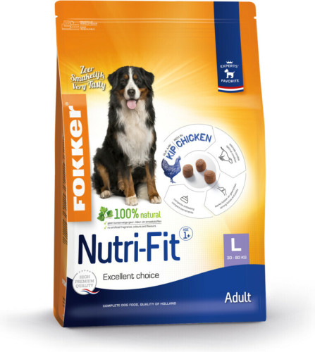 Fokker Hondenvoer Nutri-Fit L 13 kg