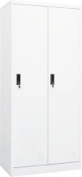 VidaXL Kledingkast 80x50x180 cm staal wit