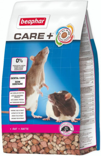 4x Beaphar Care+ Rattenvoer 700 gr