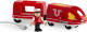 BRIO houten Oplaadbare rode passagierstrein met USB kabel - 33746
