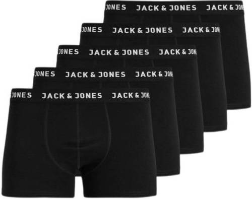 Jack & Jones JUNIOR boxershort - set van 5 zwart