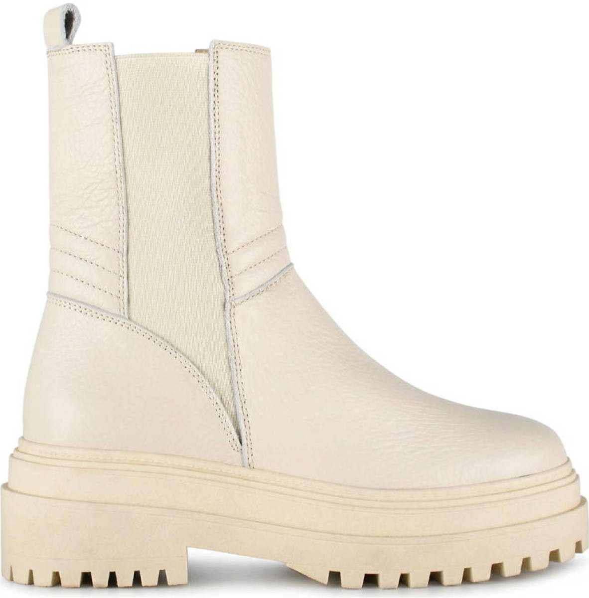 Ps poelman Azra leren chelsea boots off white