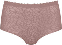 Sloggi ZERO Feel Lace 2.0 high waist slip met schulprand bruin