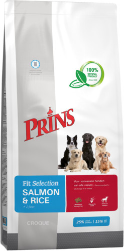Prins Fit Selection Hond Zalm&Rijst 2 kg