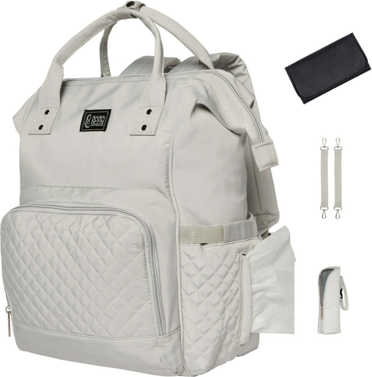 NanaBeebi ™ Luiertas - Light Grey