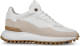 Floris van bommel Noppi leren sneakers wit/beige