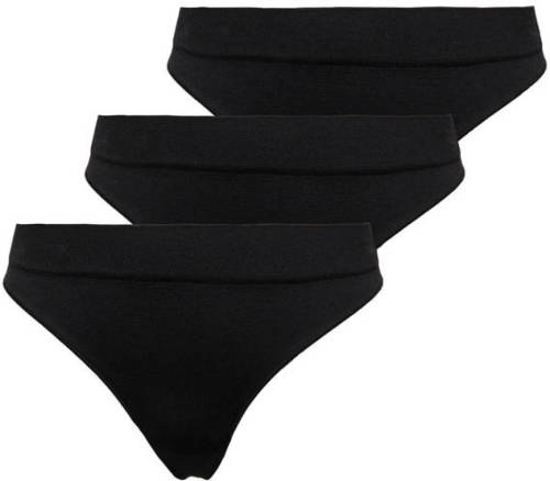 Only string ONLVICKY (set van 3) zwart