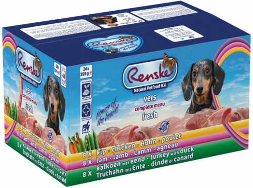 Renske Vers Vlees Hondenvoer Multipack XL 24 x 395 gr