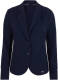 Didi blazer van travelstof donkerblauw