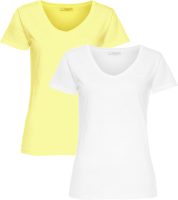LTB Shirt met korte mouwen ASYONDP in set van 2 in mooie kleurencombinaties met klein logoborduursel - exclusief (2-delig)