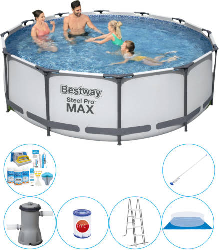 Bestway Steel Pro Max Rond 366x100 Cm - 7-delig - Zwembad Super Deal