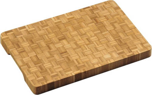 Decopatent Professionele Fsc® Houten Bamboe Snijplank Verzonken Handgrepen