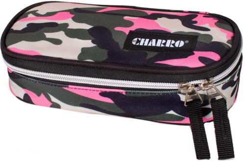 El Charro etui 21 x 4,5 x 9,5 cm polyester roze/groen/zwart