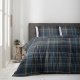Luna Bedding Luna Dark Check 2-persoons (200 x 220 cm + 2 kussenslopen) Dekbedovertrek