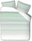 Luna Bedding Luna Pastel Green Stripes 2-persoons (200 x 220 cm + 2 kussenslopen) Dekbedovertrek