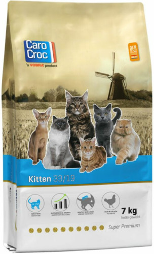 CaroCroc Kitten 33/19 Kattenvoer 7 kg