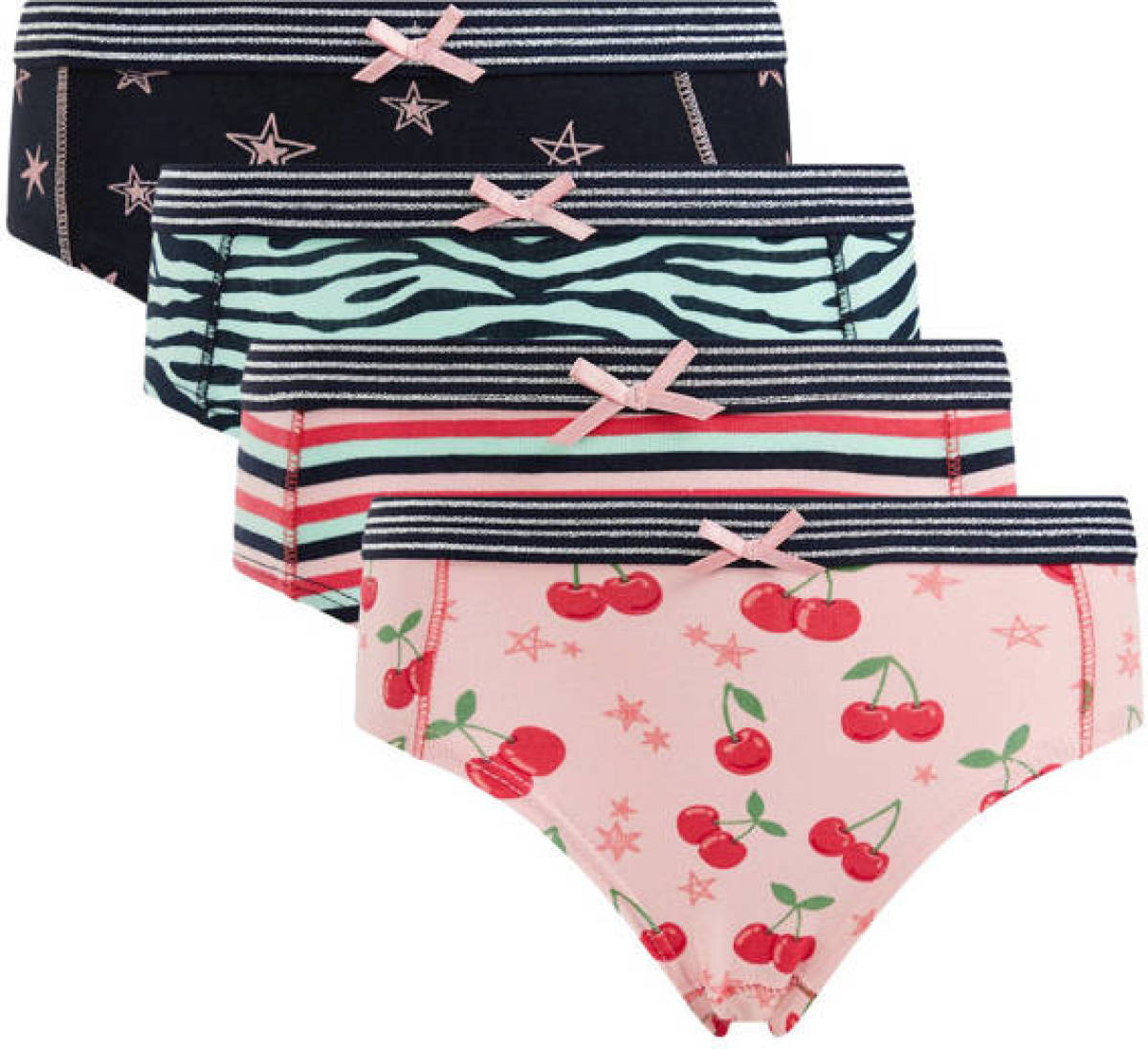 WE Fashion hipster - set van 4 multi