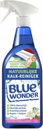 6x Blue Wonder Kalk-reiniger 100% natuurlijke spray 750 ml