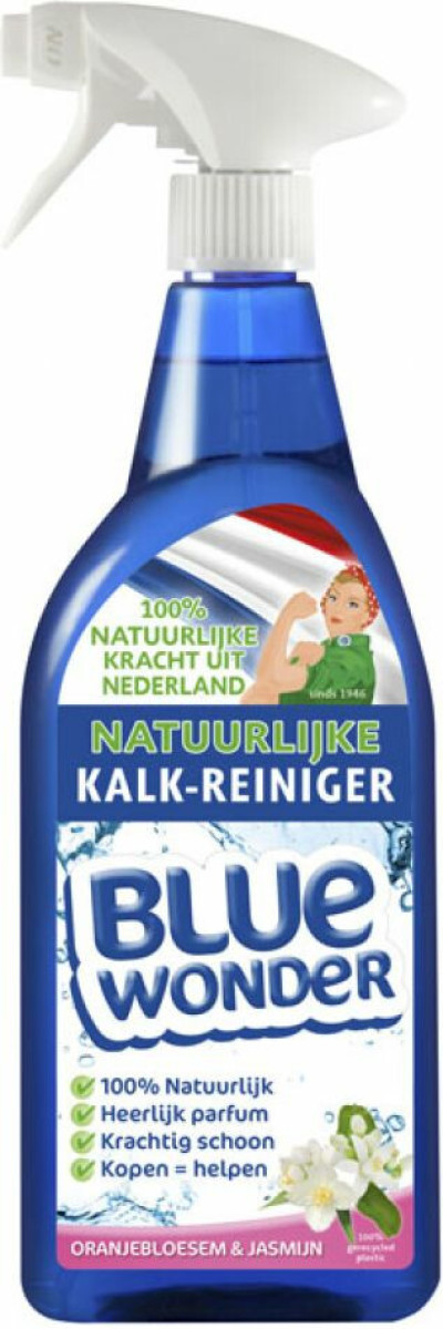 Blue Wonder Kalk-reiniger 100% natuurlijke spray 750 ml