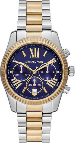 Michael Kors horloge MK7218 Lexington zilverkleurig