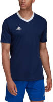 adidas Performance Senior sport T-shirt donkerblauw