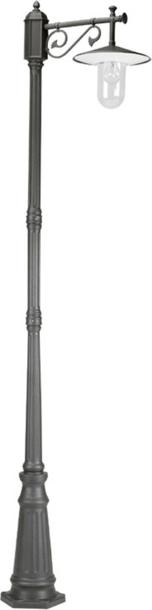 K.S. Verlichting Mastlamp Louvre grijs/mat