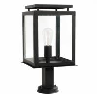 K.S. Verlichting Sokkellamp de Vecht, zwart, IP44