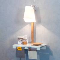 Domus Wandlamp Fläks met legbord
