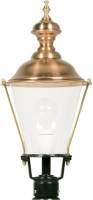 K.S. Verlichting Sokkellamp K4b met koper, groen