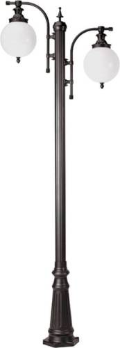 K.S. Verlichting Mastlamp Madeira 2-lamps antraciet