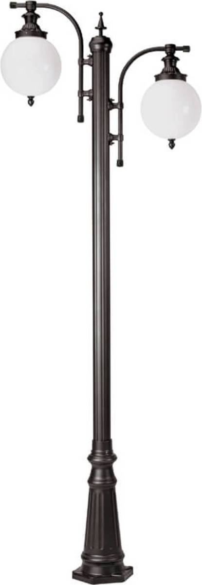 K.S. Verlichting Mastlamp Madeira 2-lamps antraciet
