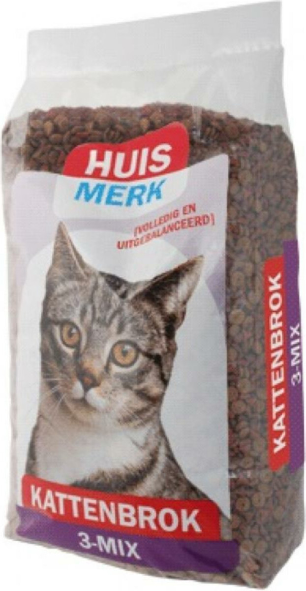 Overig Huismerk Kattenbrok 3mix 10 kg