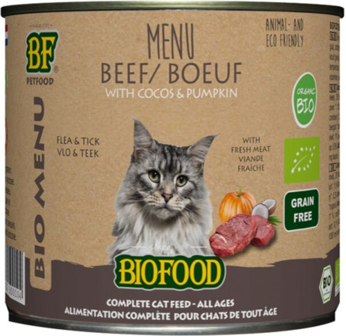 Biofood Kat Organic Rund Menu 200 gr