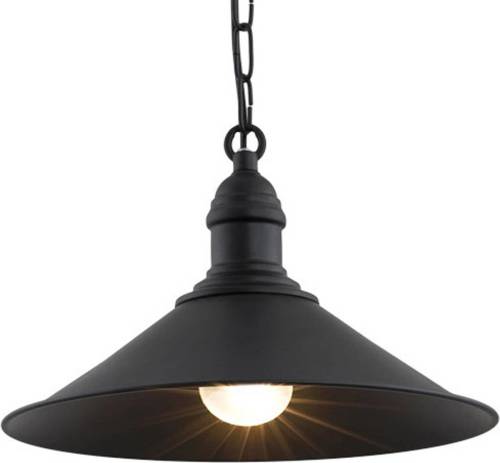 EULUNA Hanglamp Elmo, 1-lamp, zwart