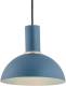 EULUNA Hanglamp Selma, 1-lamp, blauw Ø 22 cm
